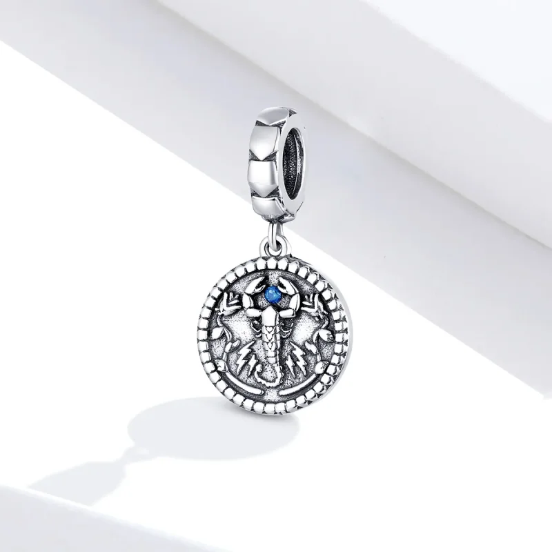 (image for) Pandora Style Silver Mysterious Scorpion Dangle - SCC1503 - View 2