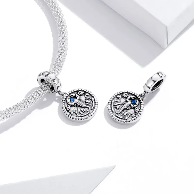 (image for) Pandora Style Silver Mysterious Scorpion Dangle - SCC1503 - View 4