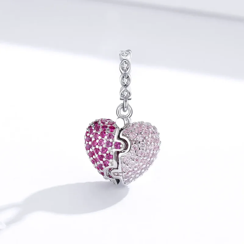 (image for) Pandora Style Silver Only You Dangle - BSC282 - View 3