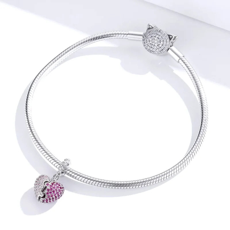 (image for) Pandora Style Silver Only You Dangle - BSC282 - View 4