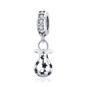 (image for) Pandora Style Silver Pacifier Dangle - SCC891