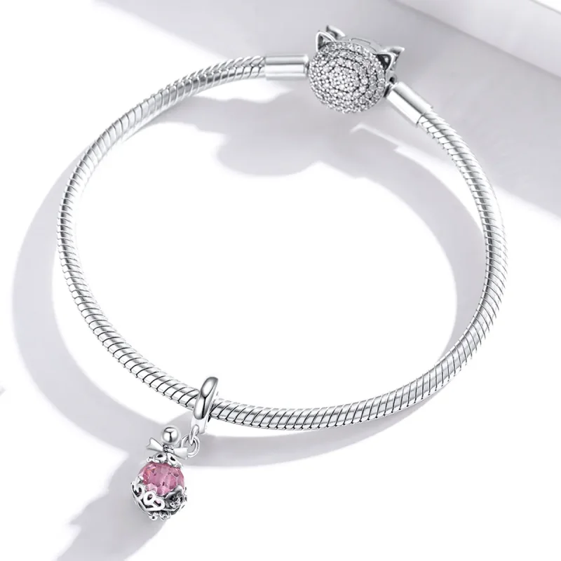 (image for) Pandora Style Silver Perfume Bottle Dangle - SCC1734 - View 3