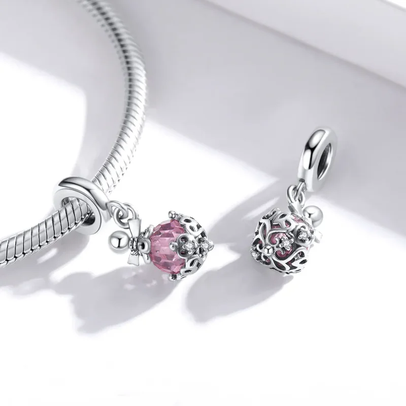 (image for) Pandora Style Silver Perfume Bottle Dangle - SCC1734 - View 4