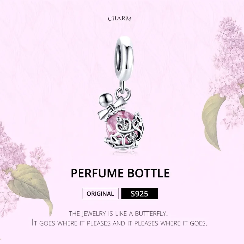 (image for) Pandora Style Silver Perfume Bottle Dangle - SCC1734 - View 6