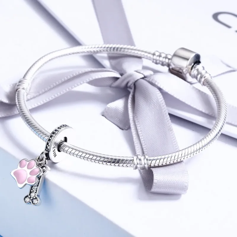 (image for) Pandora Style Silver Pet Lover Dangle - SCC452 - View 5