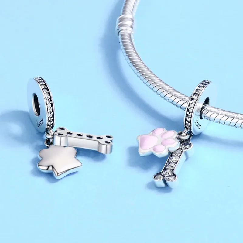 (image for) Pandora Style Silver Pet Lover Dangle - SCC452 - View 6
