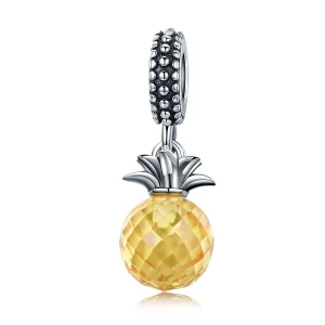 (image for) Pandora Style Silver Pineapple Dangle - SCC150