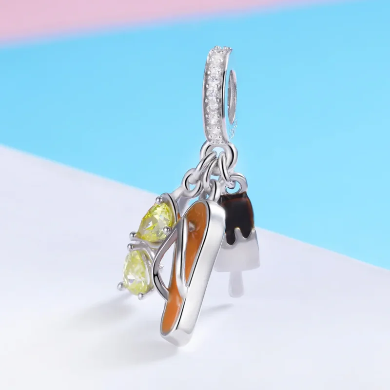 (image for) Pandora Style Silver Pleasant Summer Dangle - SCC770 - View 2