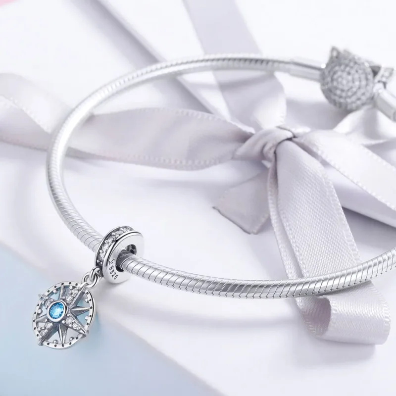 (image for) Pandora Style Silver Polaris Dangle - SCC847 - View 4