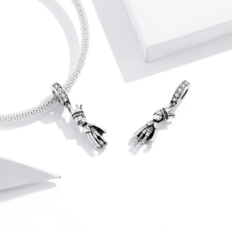 (image for) Pandora Style Silver Prince of The Sea Dangle - SCC1584 - View 4