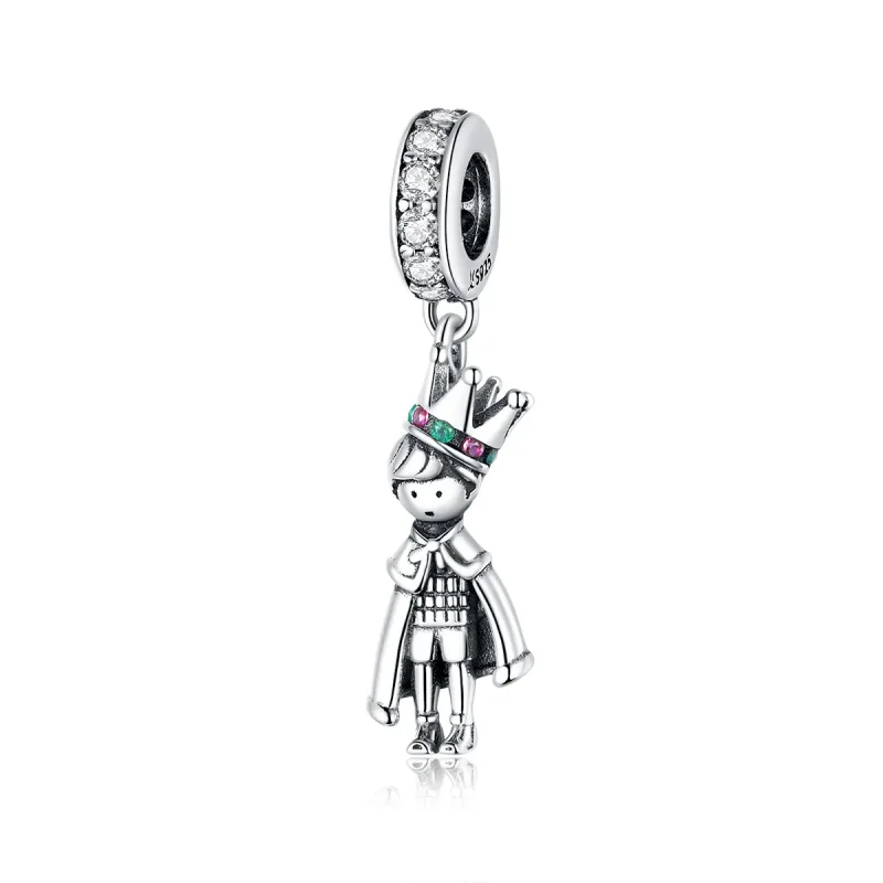 (image for) Pandora Style Silver Prince of The Sea Dangle - SCC1584