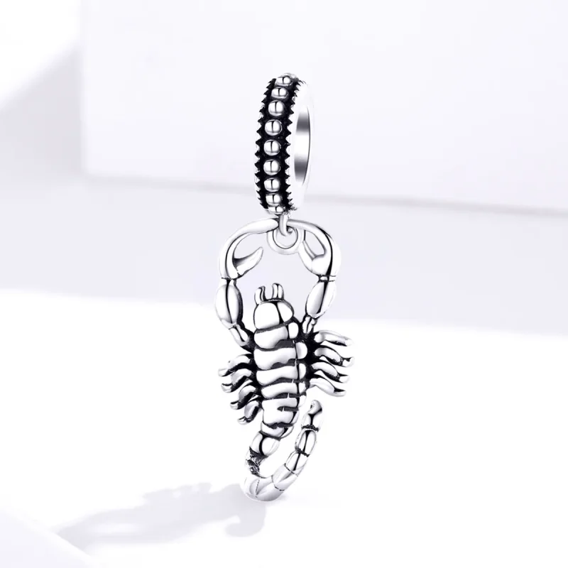(image for) Pandora Style Silver Scorpio Dangle - SCC1329 - View 2