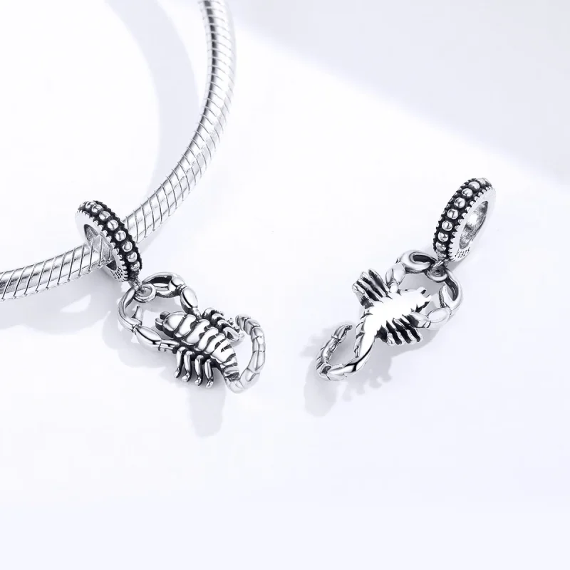 (image for) Pandora Style Silver Scorpio Dangle - SCC1329 - View 4