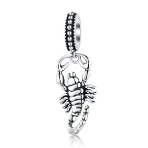 Pandora Style Silver Scorpio Dangle - SCC1329 (image for) Pandora Style Silver Scorpio Dangle - SCC1329
