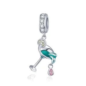 (image for) Pandora Style Silver Summer Cocktail Dangle - BSC262
