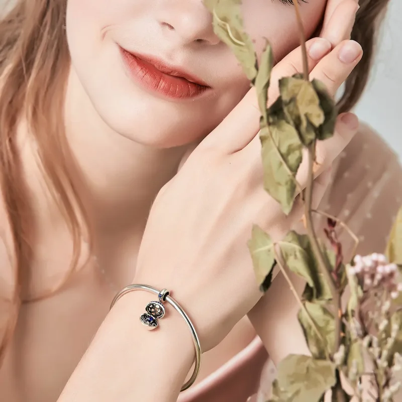 (image for) Pandora Style Silver Surprise of Love Dangle - SCC689 - View 4