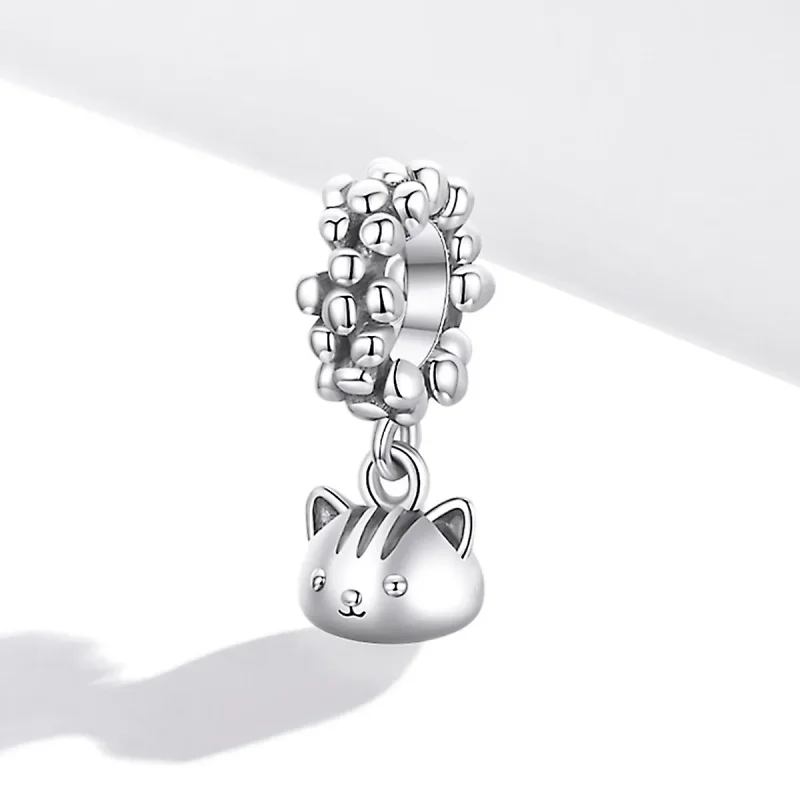(image for) Pandora Style Silver Swing The Kitten Dangle - SCC1871 - View 2