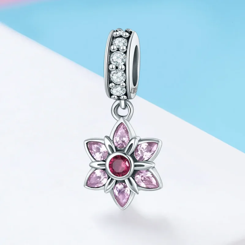 (image for) Pandora Style Silver The Dance of Flowers Dangle - SCC840 - View 2