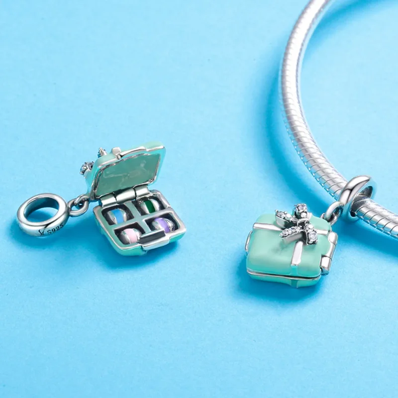 (image for) Pandora Style Silver The Surprise of Love Dangle - SCC663 - View 6