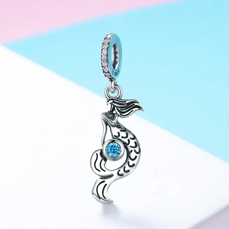 (image for) Pandora Style Silver The Thought of Mermaids Dangle - SCC824 - View 2
