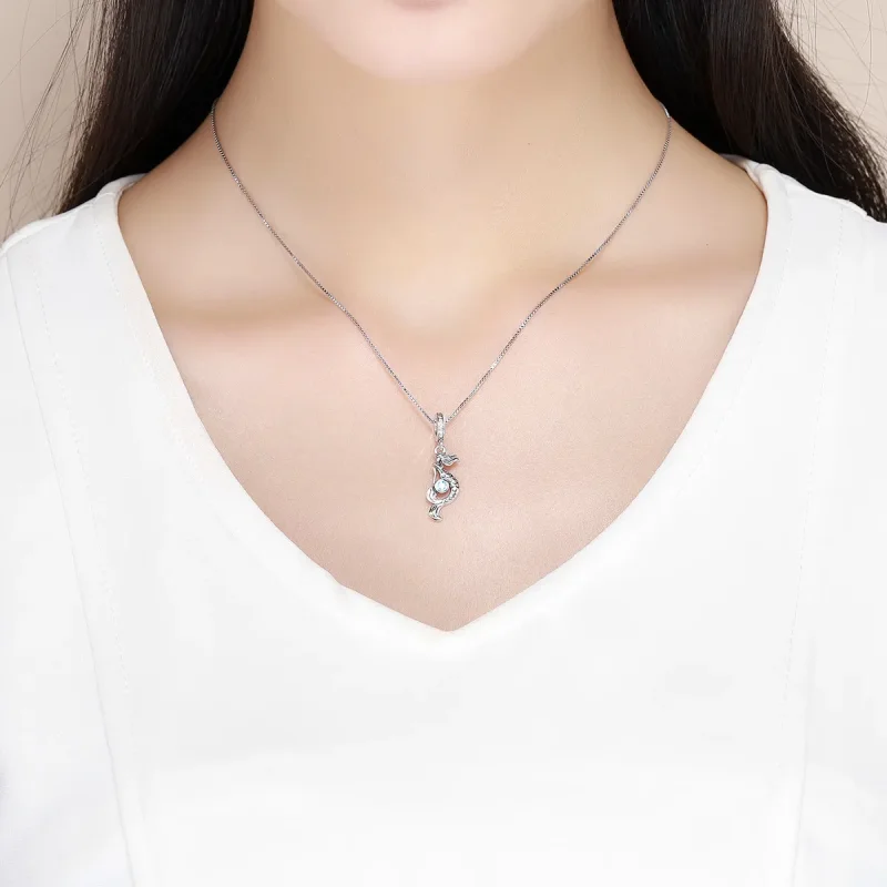 (image for) Pandora Style Silver The Thought of Mermaids Dangle - SCC824 - View 5