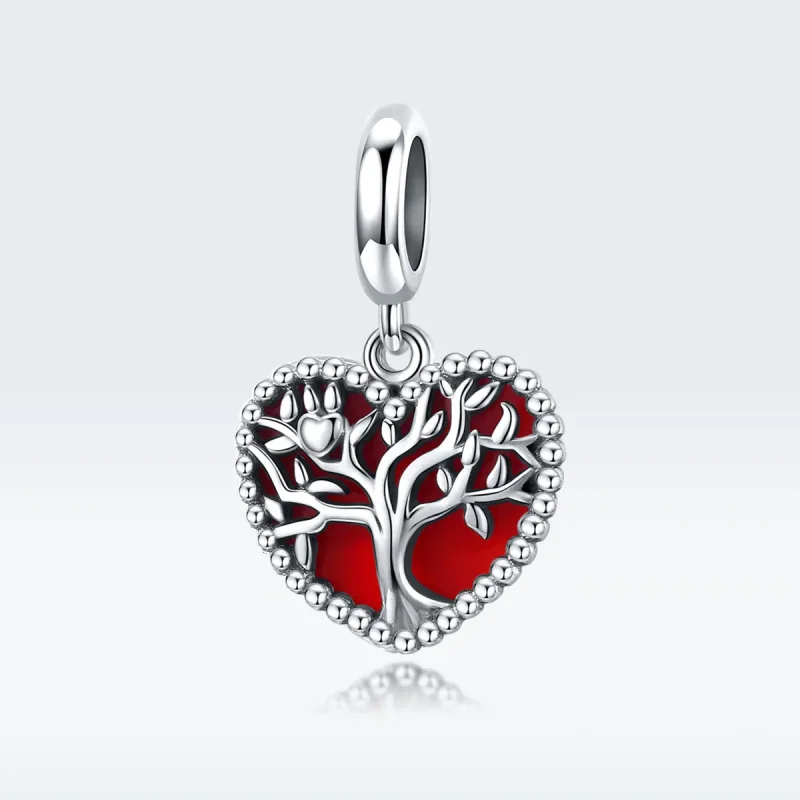 (image for) Pandora Style Silver Tree of Love Dangle - SCC1556 - View 5