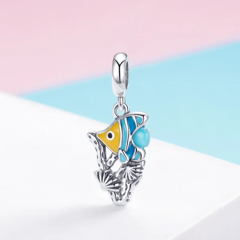 (image for) Pandora Style Silver Underwater World Dangle - SCC959 - View 2