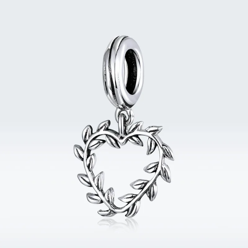 (image for) Pandora Style Silver Weave Love Dangle - SCC1520 - View 5