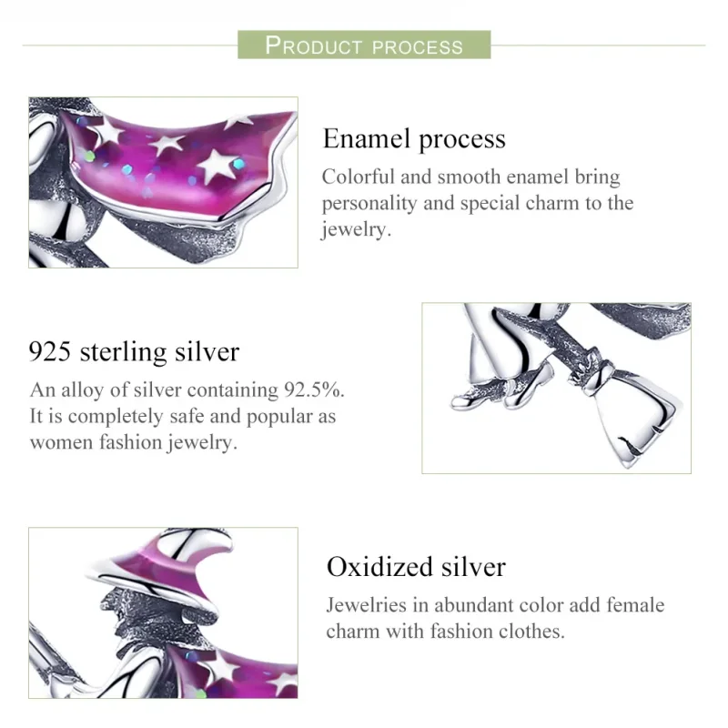 (image for) Pandora Style Silver Wizard of Oz Dangle - SCC914 - View 7