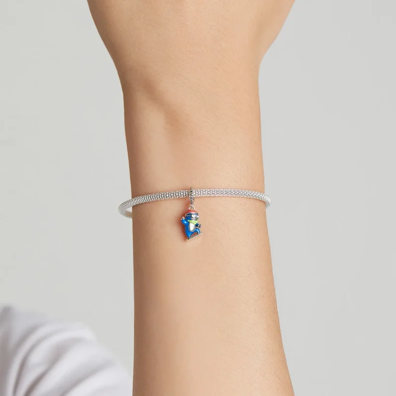 (image for) Pandora Style Ski Penguin Dangle - SCC2003 - View 5