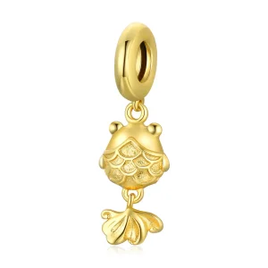 (image for) Pandora Style Small Goldfish Dangle - SCC2048