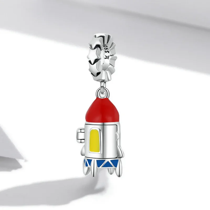 (image for) Pandora Style Small Rocket Dangle - SCC2058 - View 2