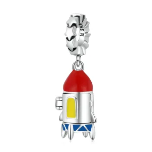 (image for) Pandora Style Small Rocket Dangle - SCC2058