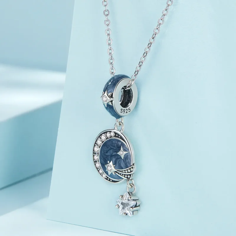 (image for) Pandora Style Star Galaxy Dangle - SCC2369 - View 2