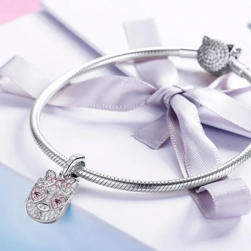 (image for) Pandora Style Sugar Pig Dangle - BSC071 - View 3