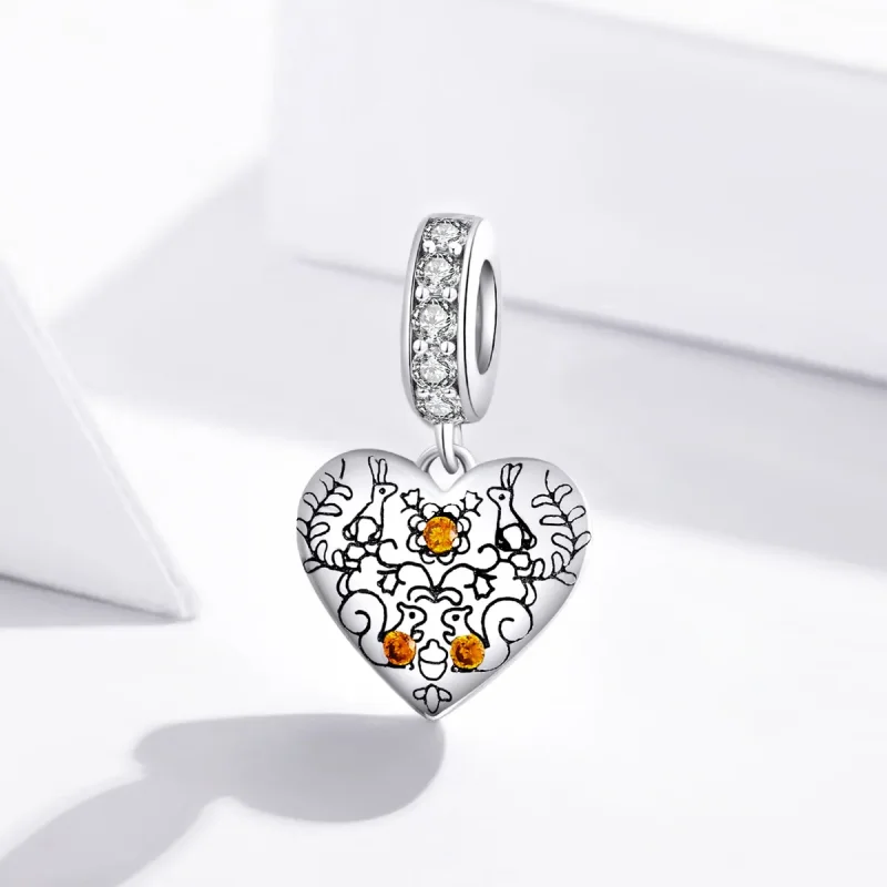 (image for) Pandora Style Vine Pine Cones Dangle - SCC1600 - View 2