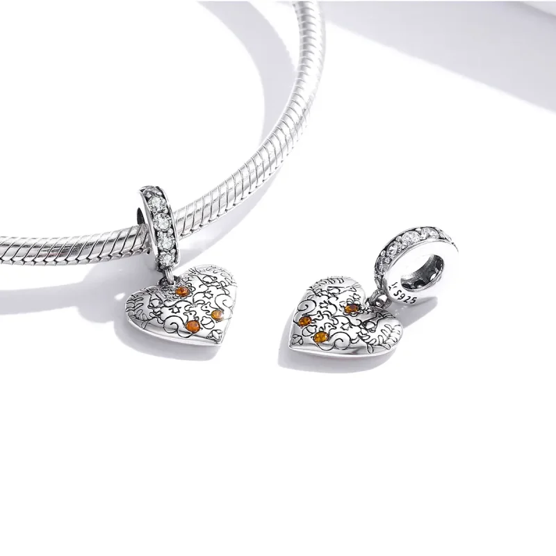 (image for) Pandora Style Vine Pine Cones Dangle - SCC1600 - View 4