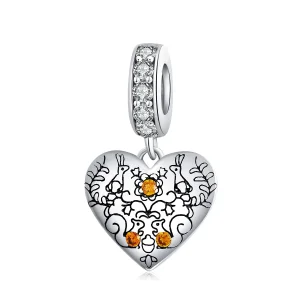(image for) Pandora Style Vine Pine Cones Dangle - SCC1600