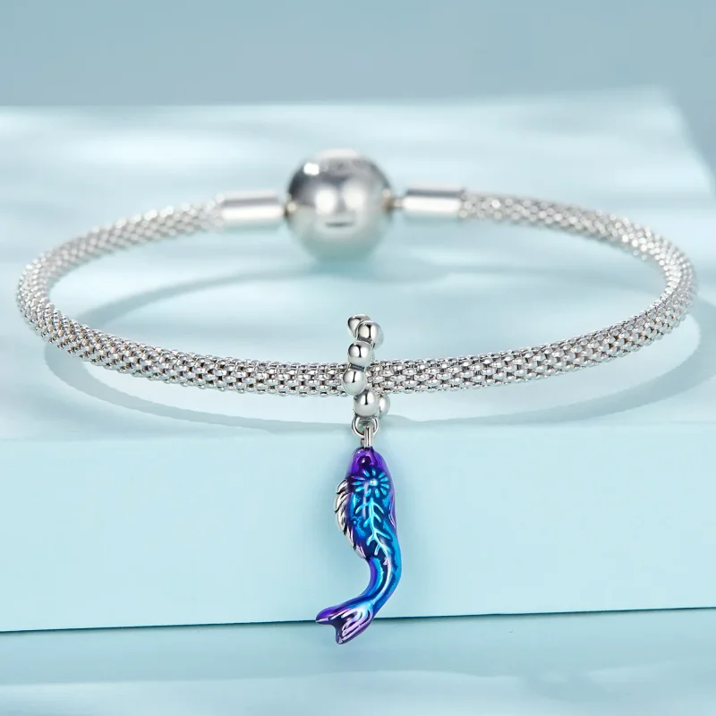 (image for) Pandora Style Weird Fish Dangle - SCC2376 - View 3