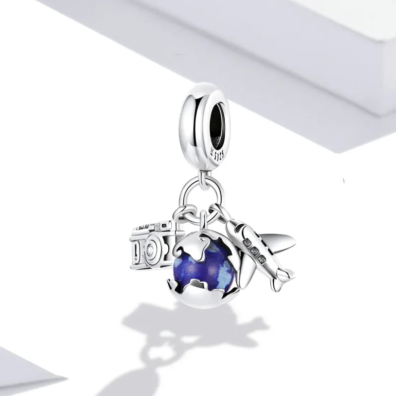 (image for) Pandora Style World Travel - Mini Camera Dangle - SCC2027 - View 2