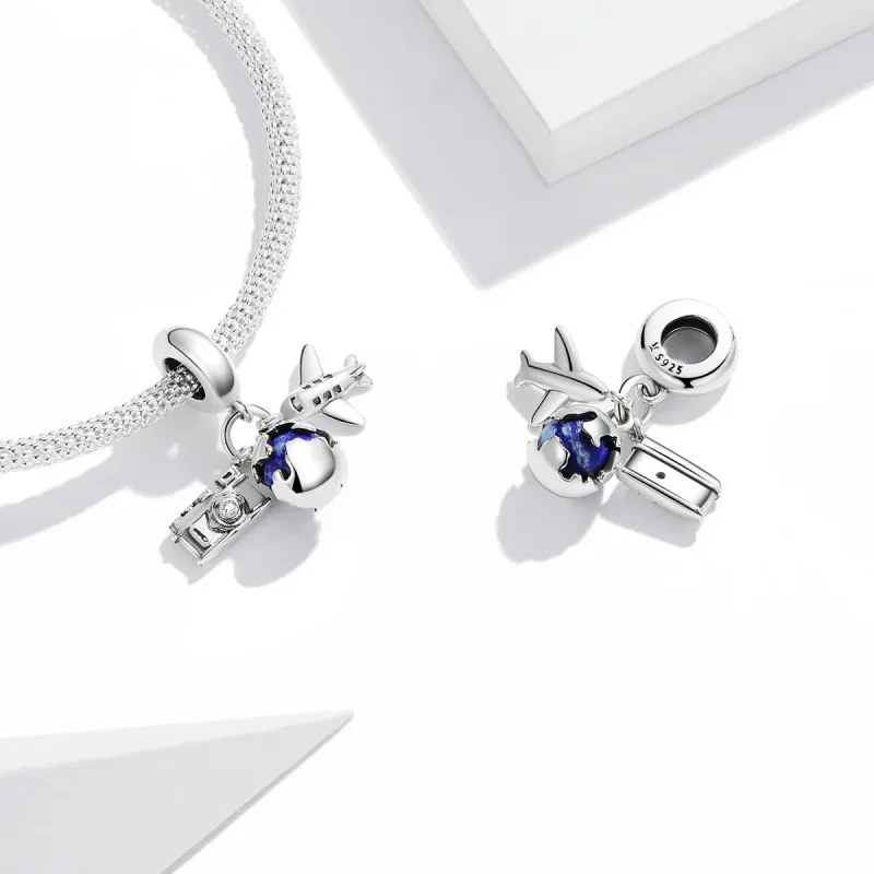 (image for) Pandora Style World Travel - Mini Camera Dangle - SCC2027 - View 4