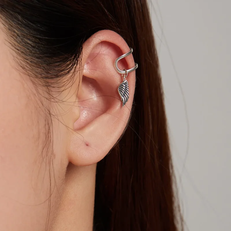(image for) Pandora Style Angel Wings Ear clip - SCE1200 - View 5