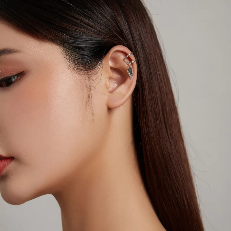 (image for) Pandora Style Angel Wings Ear clip - SCE1200 - View 6
