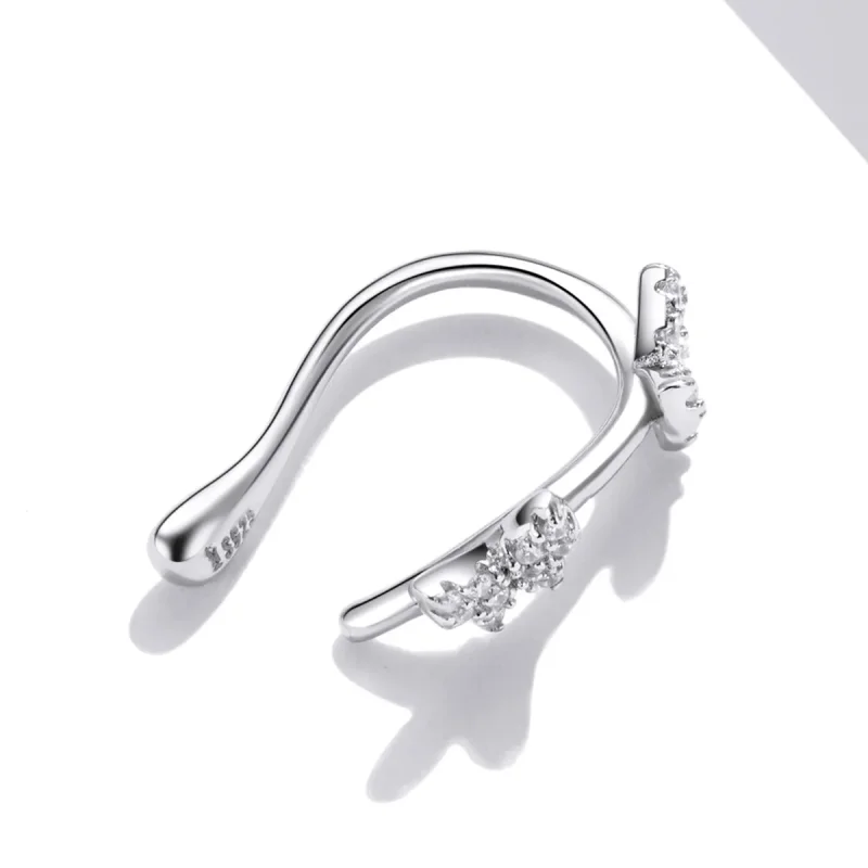 (image for) Pandora Style Butterfly Romance Ear clip - SCE1202 - View 2
