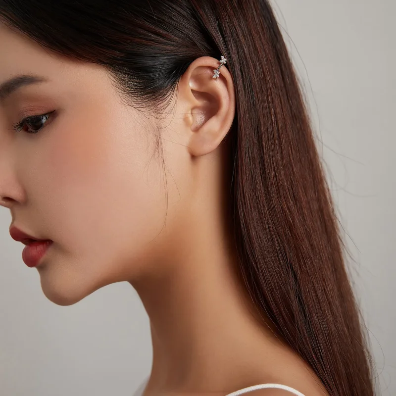 (image for) Pandora Style Butterfly Romance Ear clip - SCE1202 - View 7