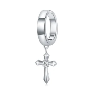 (image for) Pandora Style Cross Ear clip - SCE1033