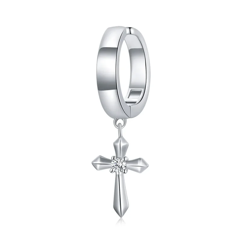 (image for) Pandora Style Cross Ear clip - SCE1033