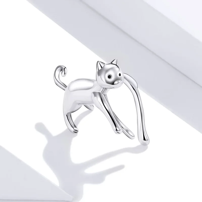(image for) Pandora Style Cute Kitten Ear clip - SCE967 - View 4