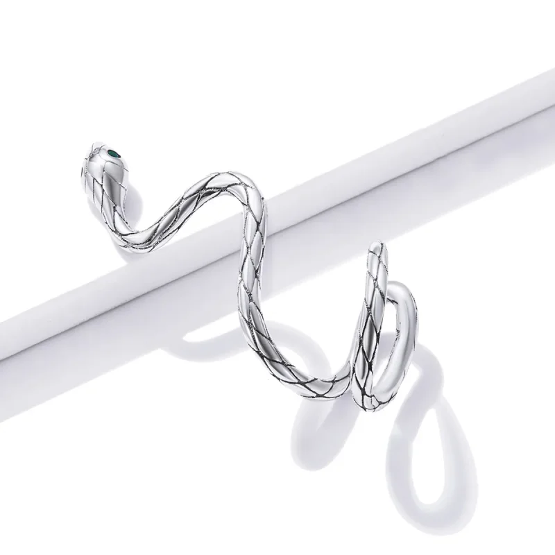 (image for) Pandora Style Mystic Snake Ear clip - BSE510 - View 3