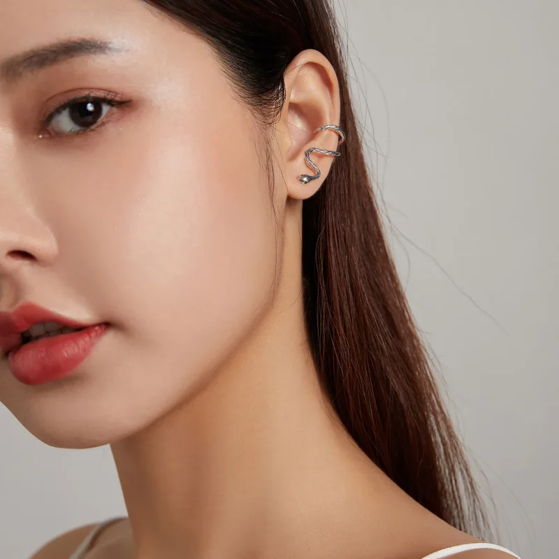 (image for) Pandora Style Mystic Snake Ear clip - BSE510 - View 7